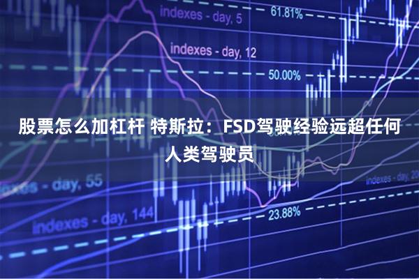 股票怎么加杠杆 特斯拉：FSD驾驶经验远超任何人类驾驶员