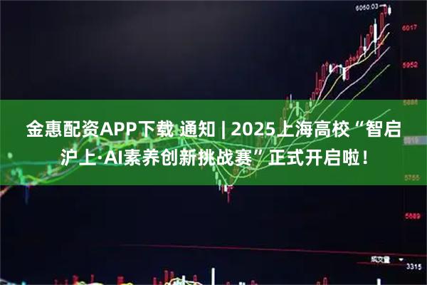 金惠配资APP下载 通知 | 2025上海高校“智启沪上·AI素养创新挑战赛”正式开启啦!